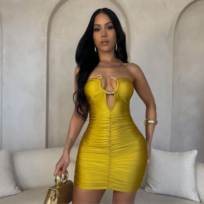 Melina Exotic Dress - dress from CRO Store Miami boutique