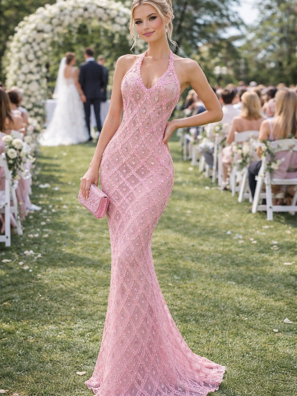 Rosy Cristal Dress - dress from CRO Store Miami boutique